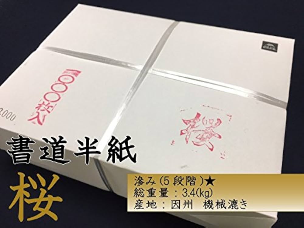 Amazon | 天義堂 書道半紙 清書 練習 「滲まず、書きやすい