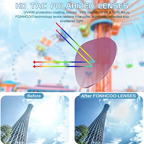 FONHCOO Kids Polarized Sunglasses for Girls Boys Aviator Toddler Sunglasses with Flexible Frame, UV400 Protection, Age 5-122