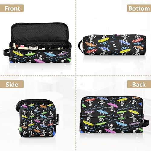 Bolsa organizadora de viaje para herramientas de cabello con almohadilla resistente al calor, impermeable, para planchas, rizadores y secadores miniatura 5