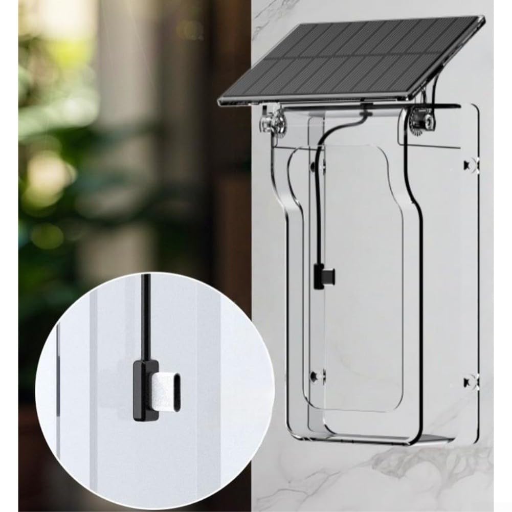 Video Türklingel Kamera für Tuya Wireless, 1080P Solarbetriebene Smart Türklingel mit Bewegungserkennung Zwei-Wege-Gegensprechanlage Vision Wasserdicht (Weiß)