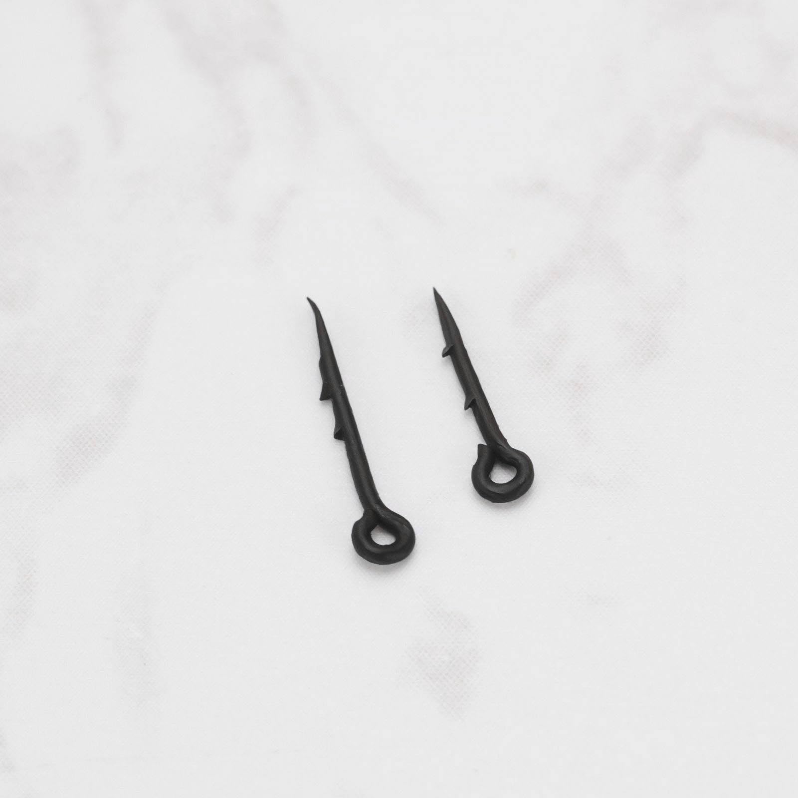 ECSiNG 60 szt. Metal Bait Spike Carp Fishing Hook Fishing Hook Nadaje się do większości przynęt, w tym kompatybilny z Boilie Maggots kompatybilny z kukurydzą i większością przynęt koktajlowych