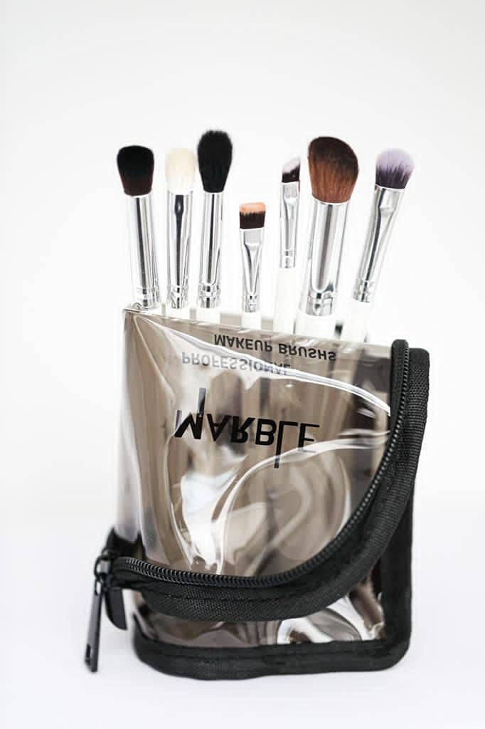 Marble Eyes and Eyebrow Brush Set 7 Brushes