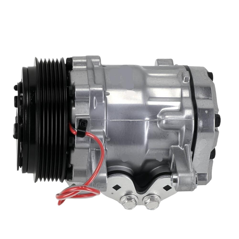 Tcaasaaub Onecolor Ac Compressor Sanden Sd7 Hc5005bk Black 6-Groove R134a 12V