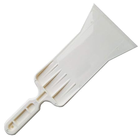 Auto Bulldozer Squeegee for Vehicle Rear Front Windshield Foil Film Wrapping Tools Car Window Snow Ice Scrubber Tint Tools (White)