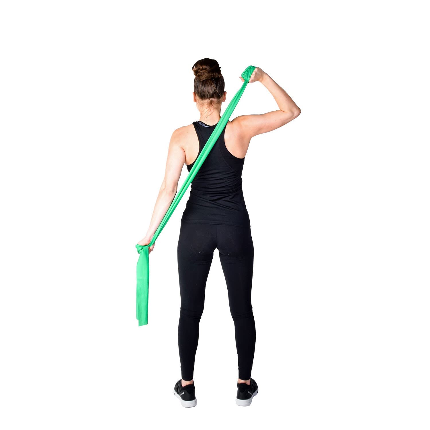 Dittmann? BodyBand Green Strong incl. folleto de ejercicio FTM?, banda de fitness cortada del rollo en la longitud deseada para entrenamiento de fuerza, fisioterapia y estudios de fitness. 25 metros