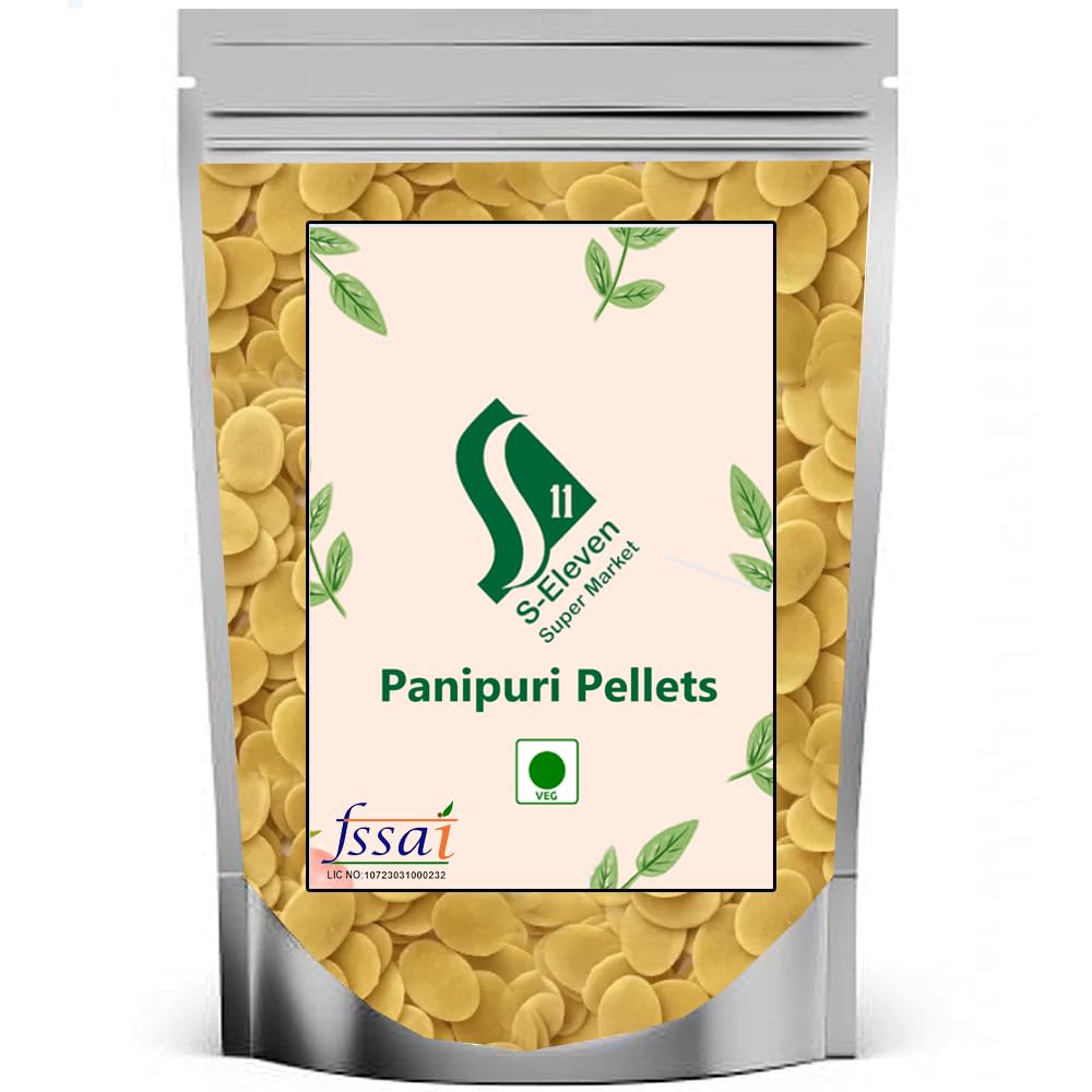S Eleven Super Market Dry GolGappa Papad/Pani Puri Papad/Panipuri Papdi/Ready To Fry Fulki Papri/Readymade Panipuri Papari 400 g