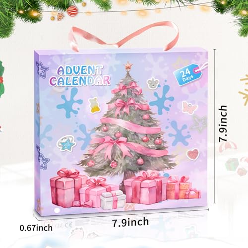 Schmuck Adventskalender 2025 Mädchen Kinder - Karikatur Charm Armband Kit 24 Tage Weihnachtskalender Geschenk für Frauen Damen Teenager mit Charm Armbänder Ring Halloween Geburtstags Geschenk B