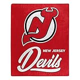 Top 10 Best Nj Devils Blanket Reviews Comparison 3 Northwest NHL New Jersey Devils Unisex-Adult Raschel Throw Blanket, 50' x 60', Signature