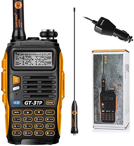 Baofeng Pofung GT-3TP Mark-III Two-Way Radio Transceiver, Dual Band 136-174/400-520 MHz Power Two-Way