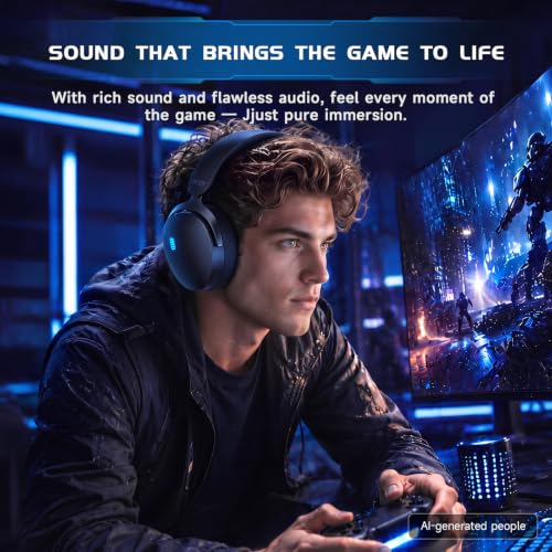 Acer Wireless Gaming Headset with Aluminum Frame for PS5, PC, Switch -Black - image 4