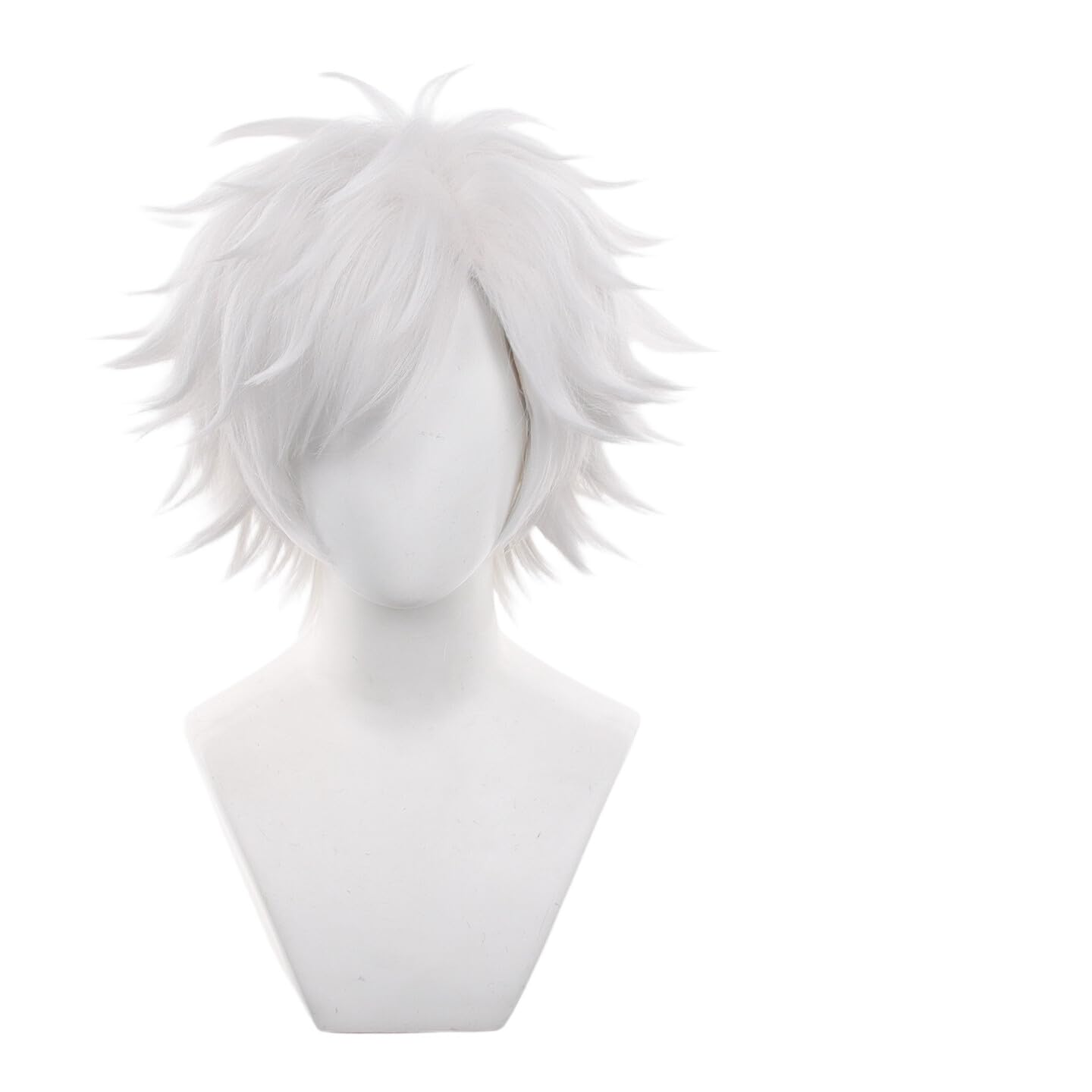 Short Black Purple Curly Cosplay Wigs Halloween Costume Party Wig for Adult