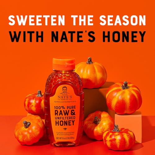 Nate's 100% Pure, Raw & Unfiltered Honey - Award-Winning Taste, 16 oz. Squeeze Bottle - Image 3