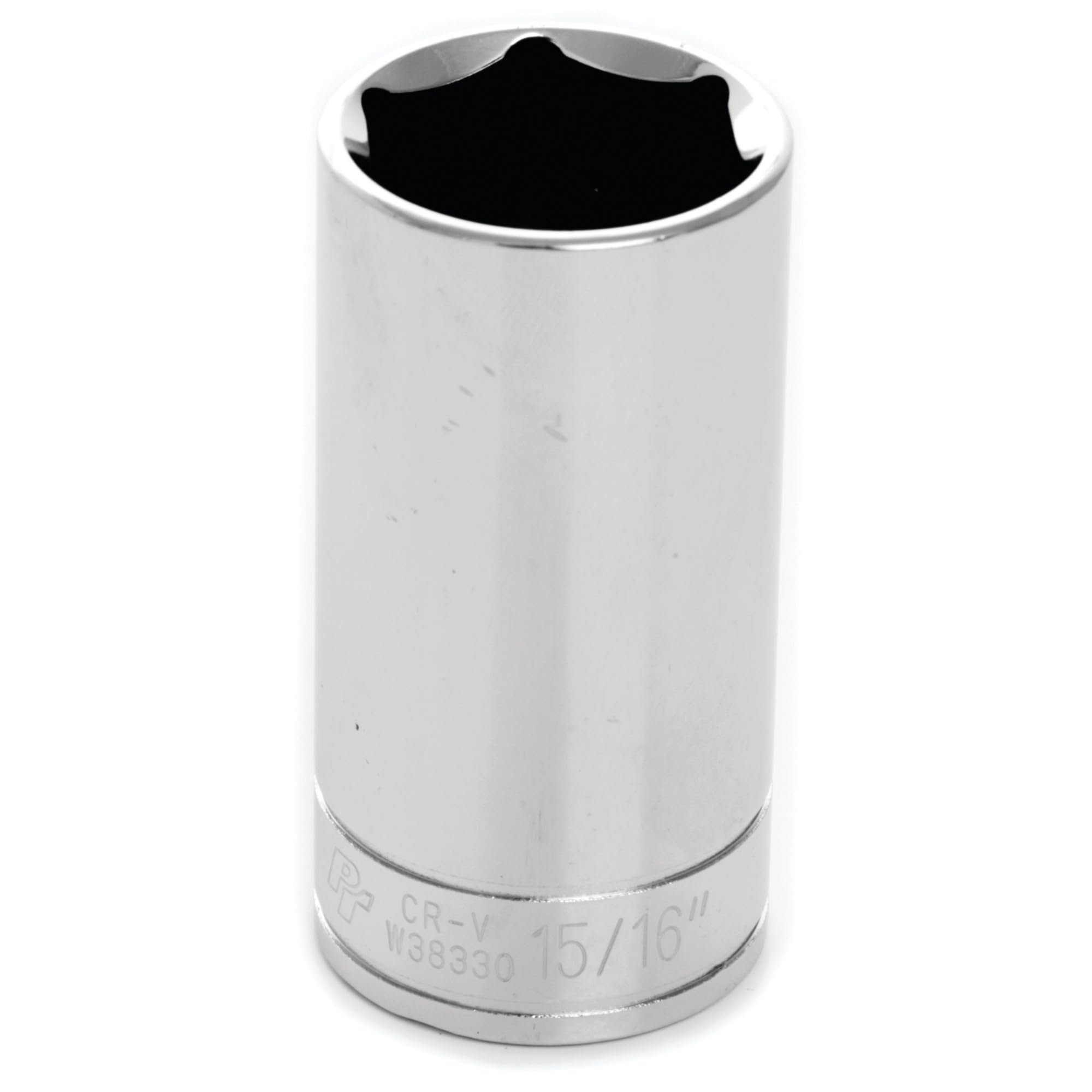 Performance Tool W38330 15/16-Inch 6-Point Chrome Vanadium Socket, 3/8-Inch Drive