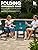 KINGYES Folding Adirondack Chair with Dual Cup Holders - HDPE All-Weather Outdoor Chairs, Wood-Like Patio Chair for Backyard, Camping, Pool & Fire Pit, Black