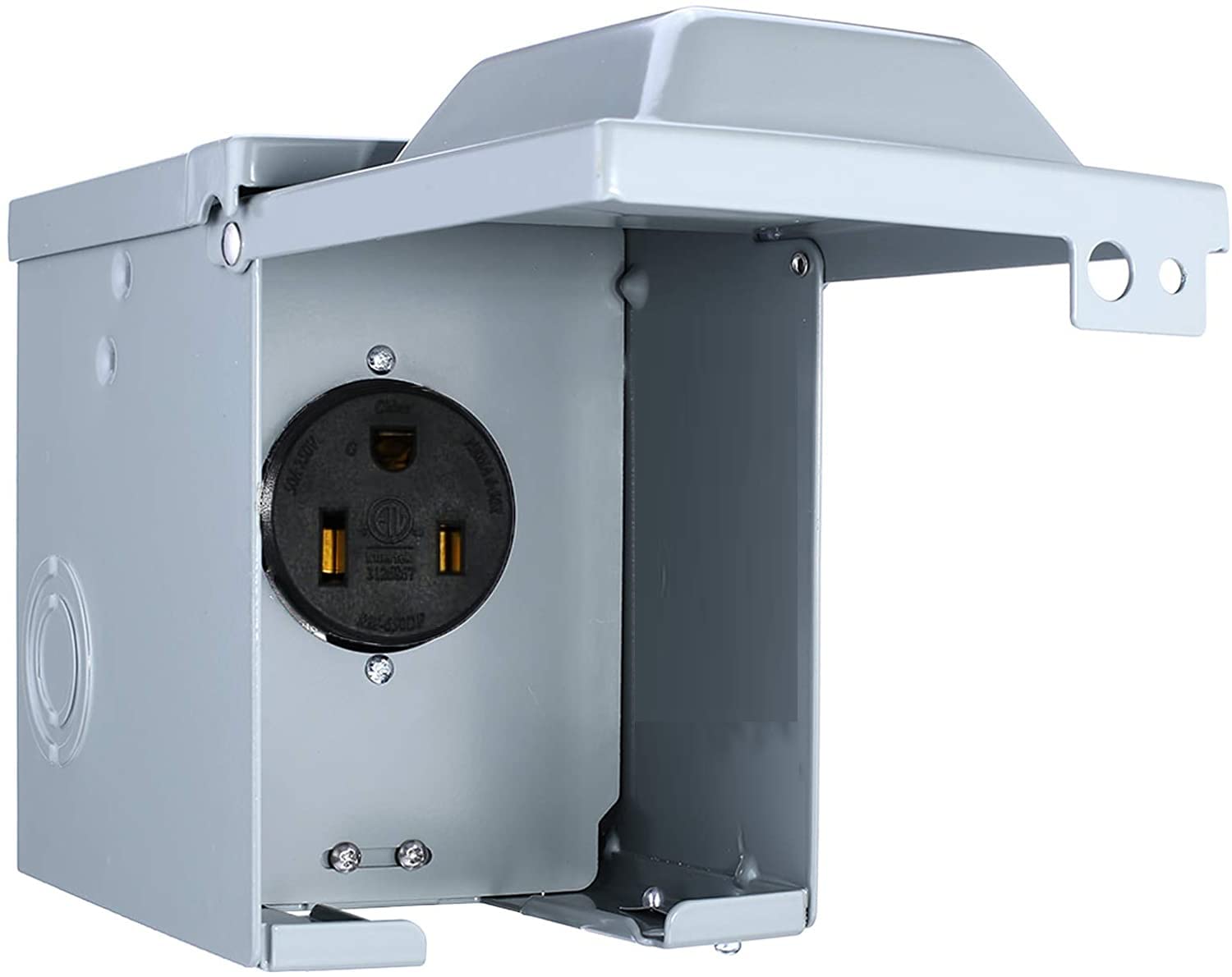 50 Amp 6-50R Outlet Box and Welder Extension Cord 15 Feet
