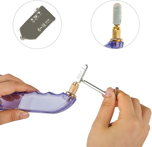 Miniatura 5 de IMT Cortador de vidrio de alimentación de aceite con empuñadura de pistola de carburo de tungsteno, herramienta profesional de corte de vitrales con