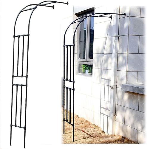 Frametrellis arches de plantes grimpantes en acier noir mat - 2