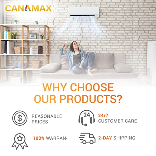 Canamax 216-259 Uf/Mfd 110-125V Round Start Capacitor - Replacement For Ac Motor Run Or Fan Start And Cool Or Heat Pump Air Conditioner - Lot -1 #TOP6