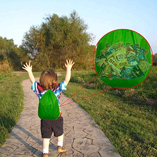 Lainrrew 5 Pcs Drawstring Backpack Bags, Lightweight Cinch Sacks Backpack String Bags Cinch Bags Drawstring Tote Storage Bags Bulk for Gym Traveling Sports4