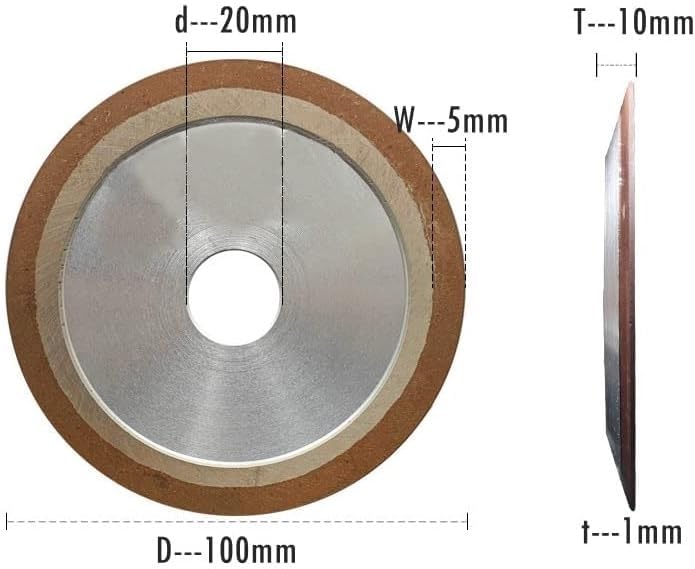Diamentowa tarcza szlifierska PDX 75mm/100mm/125mm/150mm P150 żywiczna ścierna tarcza tnąca do szlifierek kątowych i szlifierek stołowych(150x10x32x8mm)