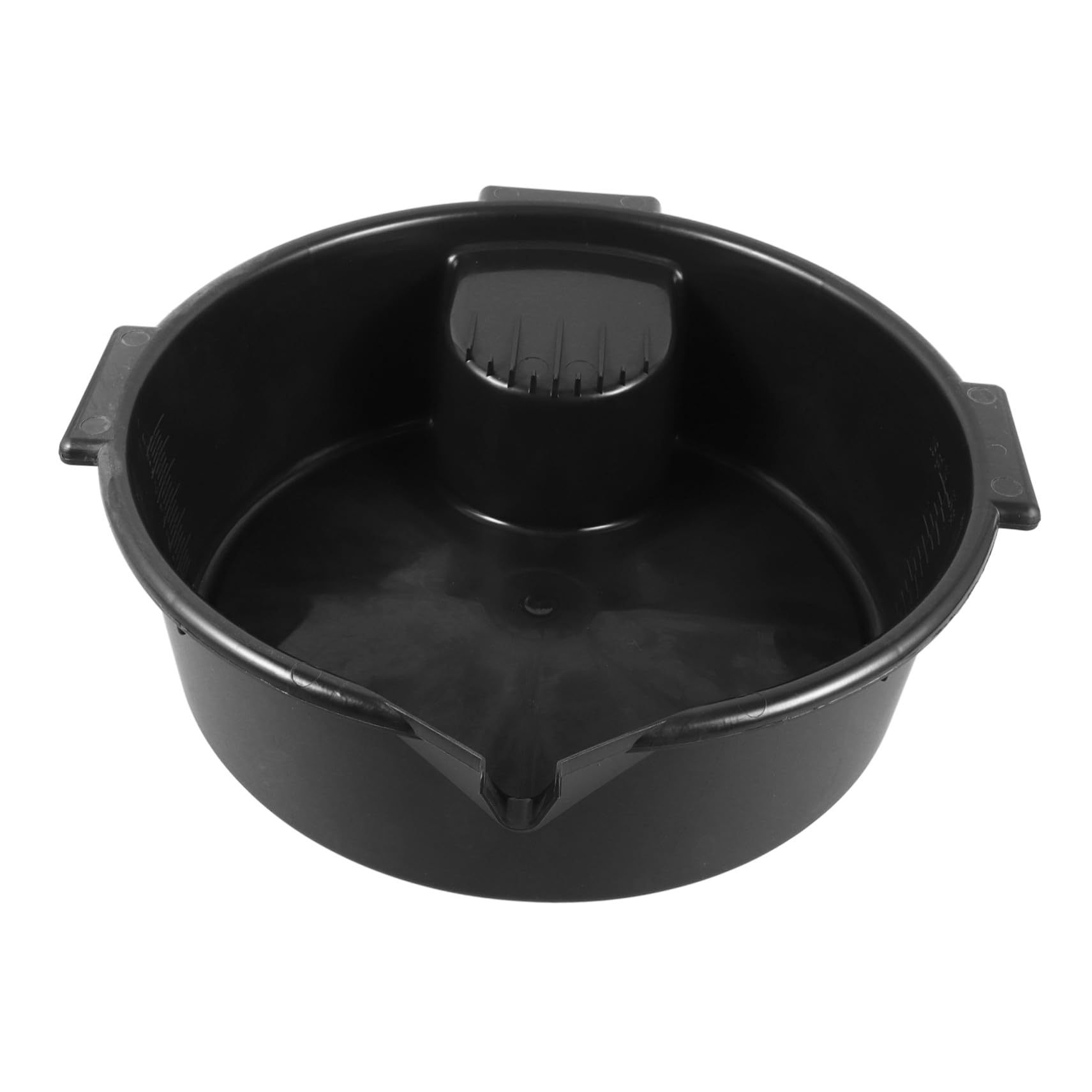 ERINGOGO Bac en Plastique Noir Design Étanche Grosse Capacité de Vidange Huile Moteur pour Entretien et Réparation Automobile Véhicule