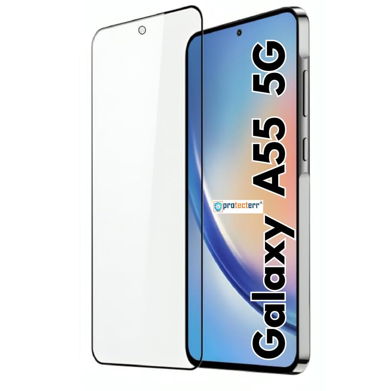 Unbreakable Screen Protector Guard for Samsung Galaxy A55 5G (6.6 Inch) | Edge-to-Edge Coverage, Anti-Scratch, Bubble-Free Installation, HD Clarity | Not a Tempered Glass (1 Pack)