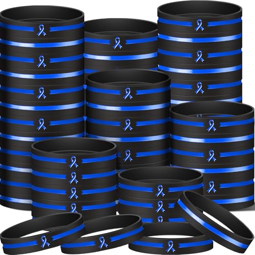 Hiboom 100 Pcs Colon Cancer Awareness Silicone...
