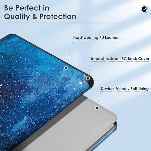 MOCA Origami Cover for Kindle Paperwhite 11Th Gen 2021 6.8 Inch - E-Reader Cover - Stand with Auto Wake/Sleep, (Starry Sky) - Image 4
