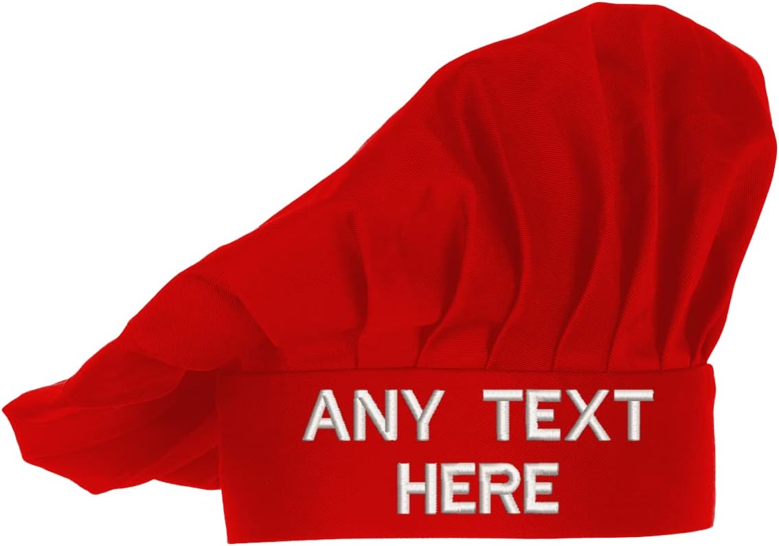 Personalized Embroidered Chef Hat with Custom Text or Name, Ideal for Home Cooks, Professional Chef - Image 6
