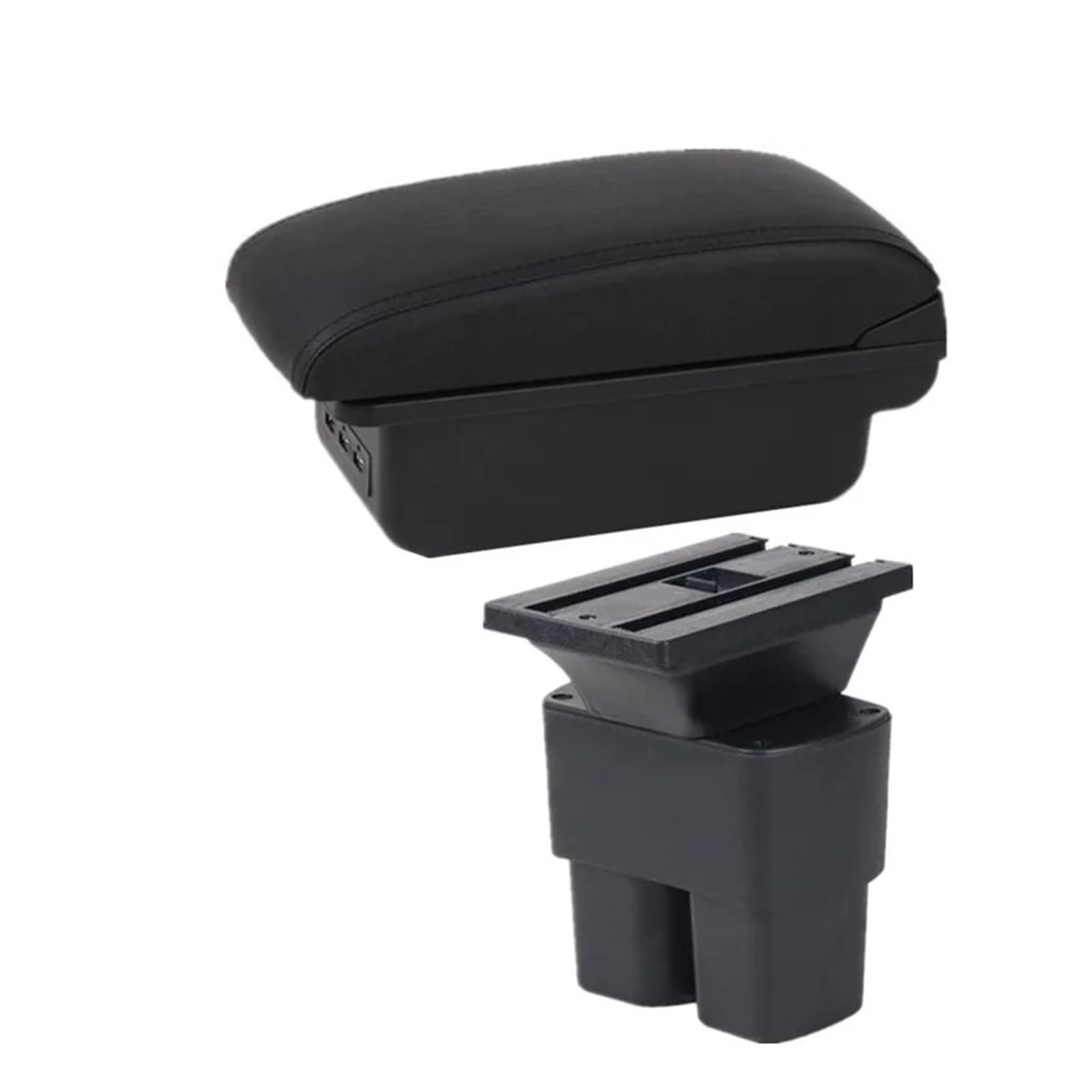 GBGWRMRYX Center Armrest Box For NV200 Car Armrest Box Storage Box Interior Dedicated Retrofit Parts Replacement Accessories Arm Rest(B1 black line 3USB)