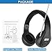 ZHIWHIS FM Portable Radio, Stereo Headset with LCD, Over Ear Foldable, Pocket Conference Receiver, Small Wireless/Wired Headphones Operated by 2 AA Batteries for Walking/Running ZWS-600