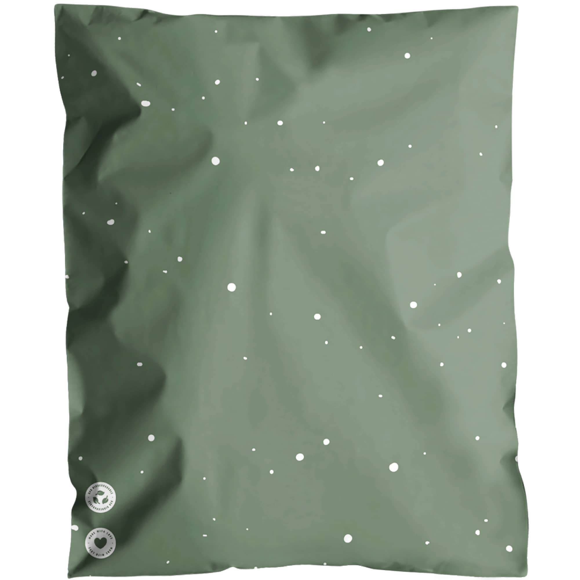 ImpackBiodegradable Mailers - 14.5x19" 25 Pack - Tamper-Evident & Self-Sealing Shipping Envelopes for Small Businesses - Printed, Waterproof Mailing Bags - Tear & Puncture-Proof - Starry Lily Pad