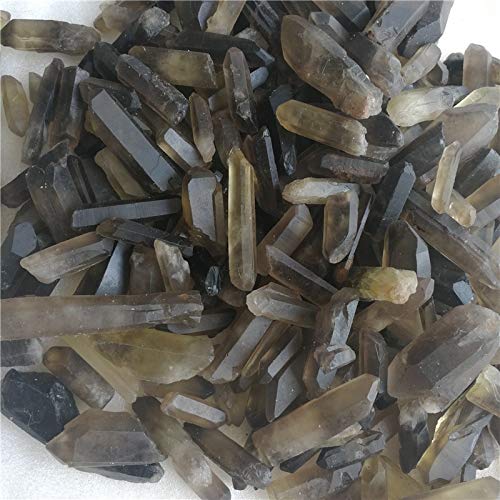 Decorative Stone 100G Natural Tibetan Black Quartz Crystal Point Specimen
