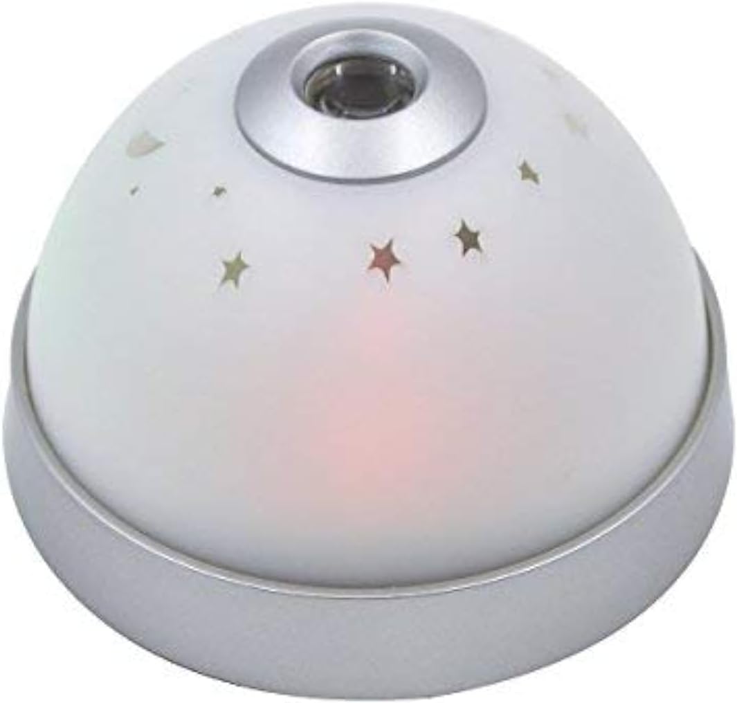 Digital LCD Snooze Projection Alarm Clock Colourful LED Change Star Starry Sky Night Light Projector Magic Bedside Table Clock for Kids(7ร9.6cm)