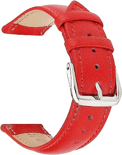 Bracelet de montre en cuir véritable universel pour homme et femme 12-24 mm