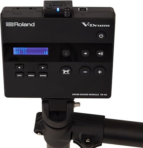 Miniatura 5 de Roland V-Drums TD-02KV - Juego de batería electrónica con cable de audio de 0.138 in, bolsa para baquetas, 1 par de baquetas y paño de pulido de
