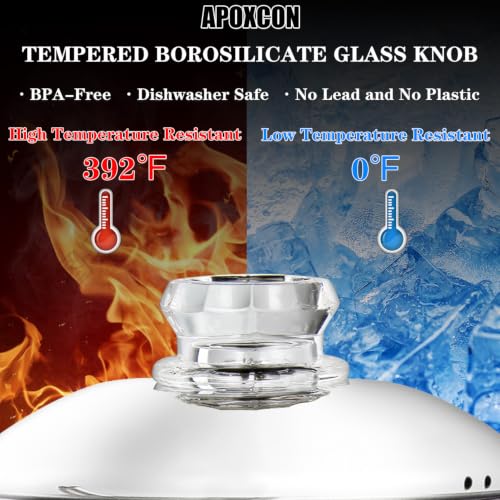 Image of APOXCON Electric Coffee Percolator Stainless Steel Coffee Maker with Glass Knob & Keep Warm Elegant Coffee Pot with On /OFF Switch - No Aluminum No Plastic Contact with Beverage Green (12 Cup)