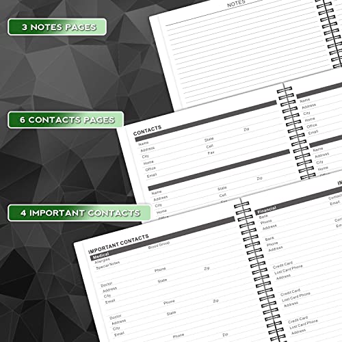 Monthly Planner 2023-2025 - Monthly Calendar 2023-2025 With Two-Side Pocket, July 2023 - June 2025, 9" X 11", Two Years Monthly Planner, Cardboard Cover, Perfect Organizer #TOP3