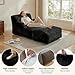 Bean Bag Chair - Large Bean Bag Loungers Chairs for Adults, Teens, and Children.Bean Bag Sofa with Memory Foam Filled and Armrests for Living Rooms, Bedroom, Dorm, or Balcony (Stripe Black)