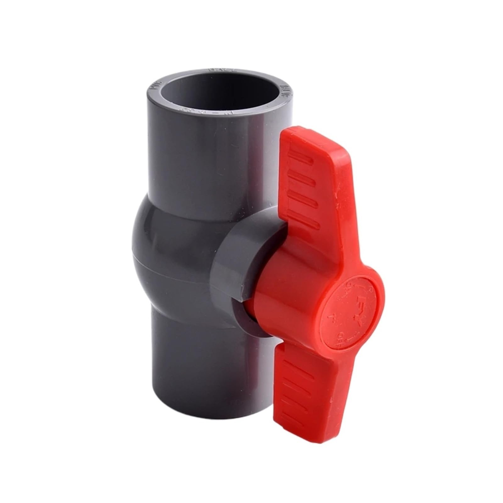 1 Szt. Płaski Zawór Kulowy Złączka Rurowa Pcv Adapter Złącza Do Podlewania Nawadnianie Ogrodu Akwarium Wspólne ID 20~110mm(Grey Color,Inner dia 63mm)