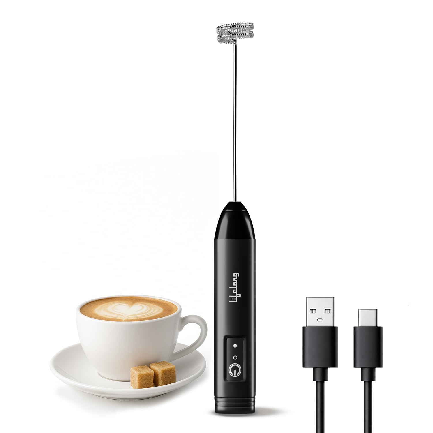 Lifelong Rechargeable Milk Frother with USB Type-C | Double Whisk Handheld Foam Maker for Coffee, Latte, Cappuccino | 3 Speed Settings | 500mAh Battery | Froths Milk in 20 Seconds | Café-Style at Home-image-47