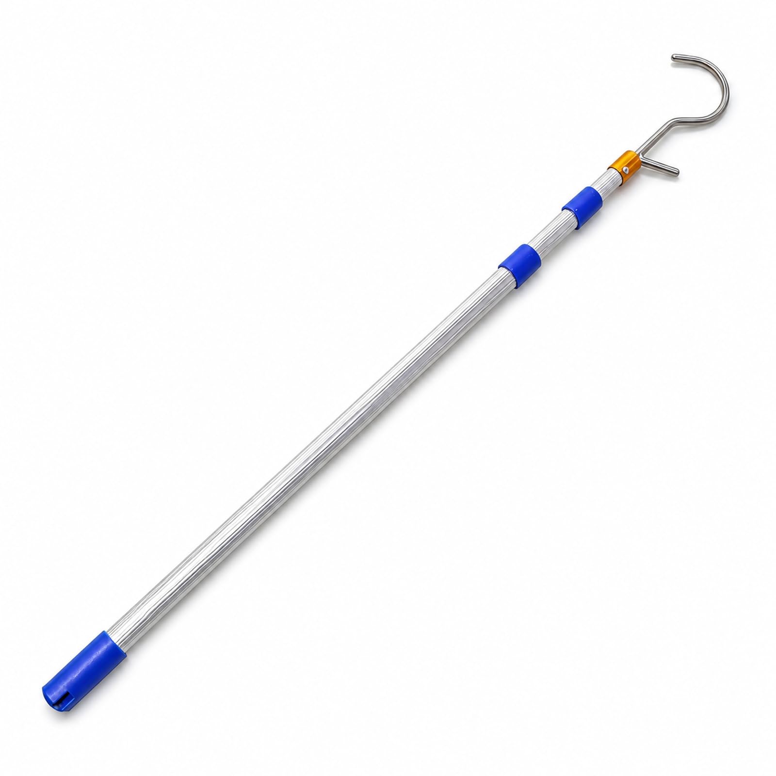 Mezzos Marinaio Telescopico,Mezzos Marinaio Telescopico Nautico,Asta Telescopica per Gancio da Barca,Pratico da Riporre,Lightweight,per Operazioni di Attracco,Recupero