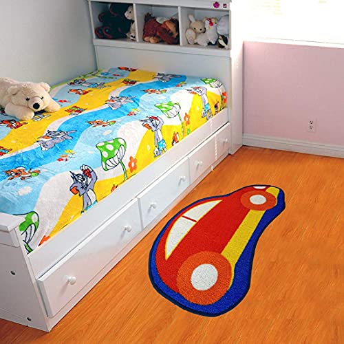 Image of Status Nylon Digital Printed Kids Door Runner Mats House Carpet for Playing Activity in Home (Kids Mat- Orange - (72 x 45 cm))