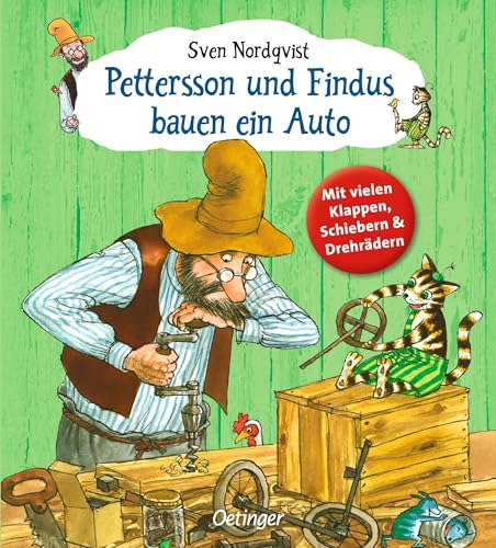 Pettersson und Findus bauen ein Auto: Pappbilderbuch ab 2 Jahren mit vielen...