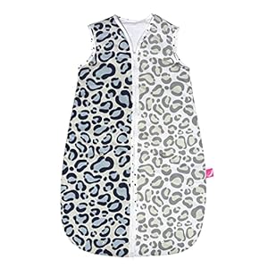 Mother hood 2-in-1 babyslaapzak, 3-18 maanden, gevoerd, knuffelige babyslaapzak, Oeko-Tex Standard, klasse 1 (Leo blauw), 092/166