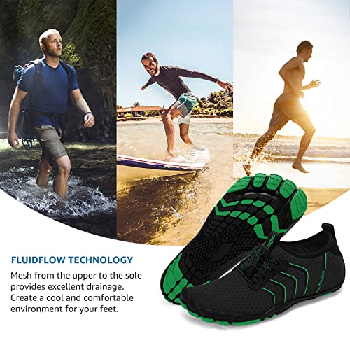 Image of Racqua Water Shoes Quick Dry Barefoot Beach Aqua Sport Swim Surf Pool Hiking Diving Walking for Men Women