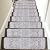 4PCS 8"x30" Stair Treads Non Slip for Wooden Steps, Reusable Rubber Backing Stair Carpet Treads, Washable Carpet for Stairs Rugs Indoor Safety Stair Mats Step Treads for Kids Elders Pets(Grey)