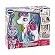 VTech - Styla, Mein Einhorn, magisches Make-up, interaktives Einhorn-Plüschtier – Würfel 4 Jahre – Version FR