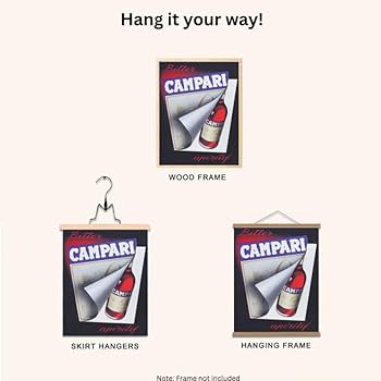 額縁付きポスター画　campari adesso-nip_ifi-mp17-mp1037