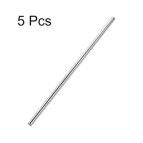 Miniatura 7 de uxcell Varilla redonda sólida de acero inoxidable 304 de 0.236 in x 3.937 in para manualidades de bricolaje - 5 piezas